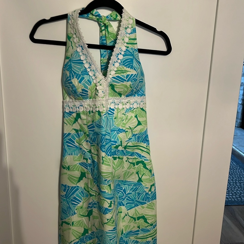 Beautiful Lilly Pulitzer backless dress. Mint condition